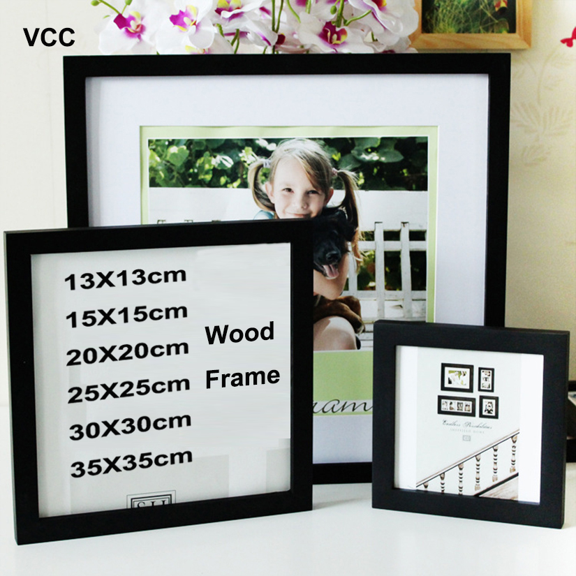 古典的な木製の正方形の額縁フォトプレキシガラス含むポスターフ - Engraved Wood Frame のレビューと価格