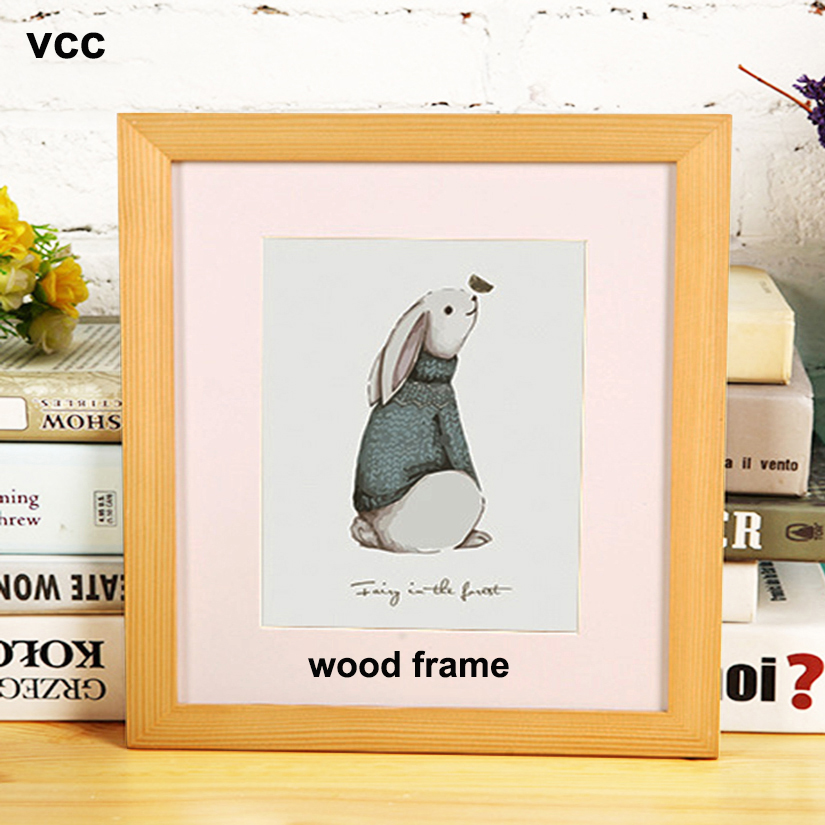 古典的な木製の正方形の額縁フォトプレキシガラス含むポスターフ - Engraved Wood Frame のレビューと価格